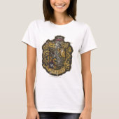 Hufflepuff Crest - vernietigd T-shirt (Voorkant)