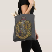 Hufflepuff Crest - vernietigd Tote Bag (Dichtbij)