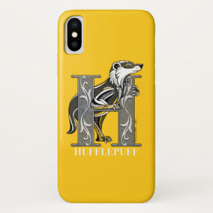 HUFFLEPUFF™ Crosshatched Emblem Case-Mate iPhone Case