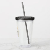 HUFFLEPUFF™ Das Huis Trots Badge Acryl Drinkbeker (Links)