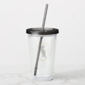 HUFFLEPUFF™ Das Huis Trots Badge Acryl Drinkbeker (Achterkant)