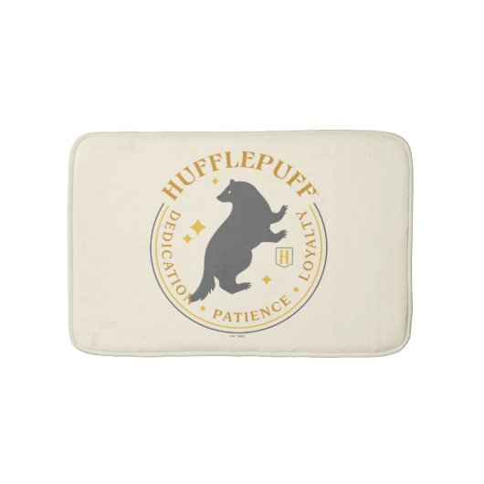 HUFFLEPUFF™ Dasbadges voor Huis Trots Badmat (Voorkant)