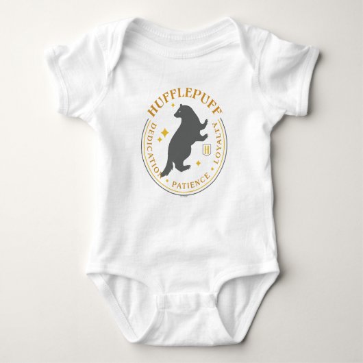 HUFFLEPUFF™ Dasbadges voor Huis Trots Romper (Voorkant)