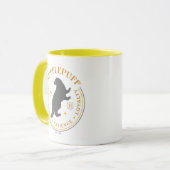 HUFFLEPUFF™ Dasbadges voor Huisstijl Mok (Voorkant links)