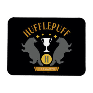 HUFFLEPUFF™ Dasborstel en Beker Huisstolz Grafiek Magneet