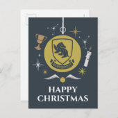 HUFFLEPUFF™ Holiday Bauble Graphic Feestdagenkaart (Voorkant / Achterkant)
