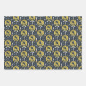 HUFFLEPUFF™ Holiday Bauble Graphic Inpakpapier Vel (Voorkant)