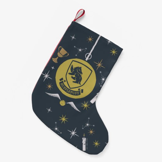 HUFFLEPUFF™ Holiday Bauble Graphic Kleine Kerstsok (Voorkant (Hangend))