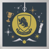 HUFFLEPUFF™ Holiday Bauble Graphic Poster (Voorkant)
