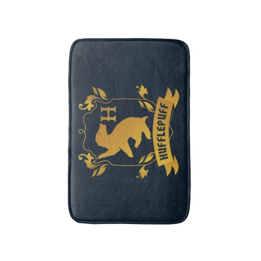  HUFFLEPUFF™ House Crest Badmat (Voorkant Verticaal)