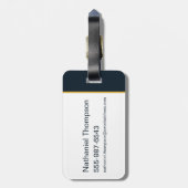  HUFFLEPUFF™ House Crest Bagagelabel (Achterkant verticaal)