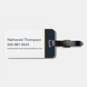 HUFFLEPUFF™ House Crest Bagagelabel (Achterkant horizontaal)