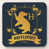  HUFFLEPUFF™ House Crest Bier Onderzetter (Voorkant)