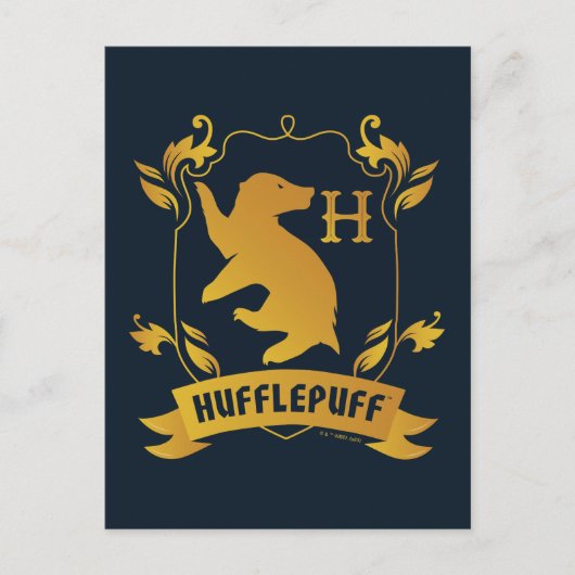 HUFFLEPUFF™ House Crest Briefkaart (Voorkant)