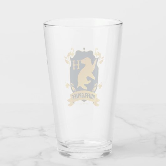  HUFFLEPUFF™ House Crest Glas (Achterkant)