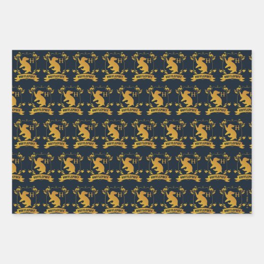 HUFFLEPUFF™ House Crest Inpakpapier Vel (Voorkant)