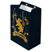  HUFFLEPUFF™ House Crest Medium Cadeauzakje (Achterkant Gekanteld)