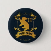  HUFFLEPUFF™ House Crest Ronde Button 5,7 Cm (Voorkant)