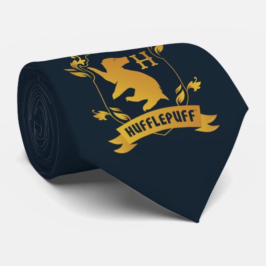 HUFFLEPUFF™ House Crest Stropdas (Opgerold)