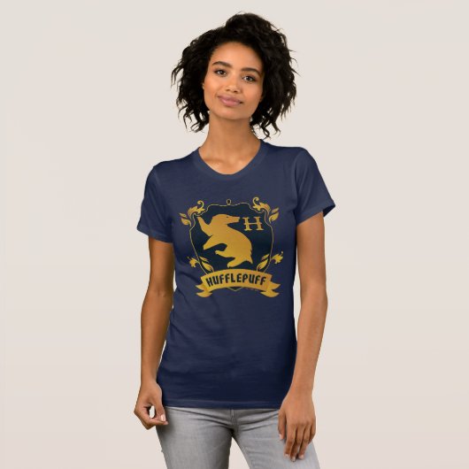  HUFFLEPUFF™ House Crest T-shirt (Voorkant volledig)