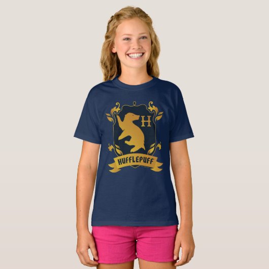 HUFFLEPUFF™ House Crest T-shirt (Voorkant volledig)