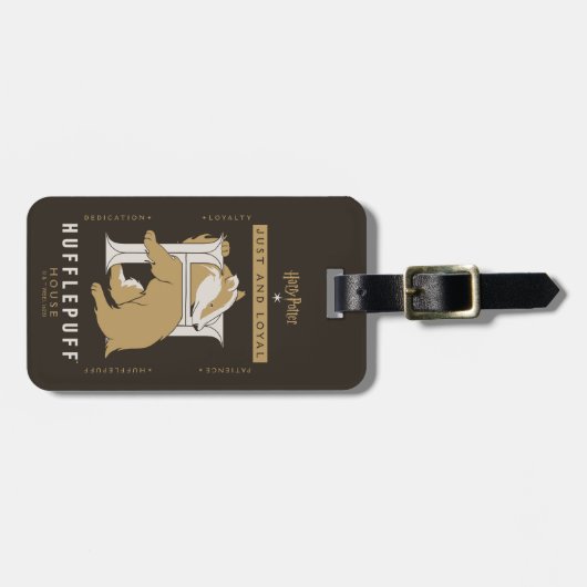 HUFFLEPUFF™ Huis gewoon en loyaal Bagagelabel (Voorkant horizontaal)