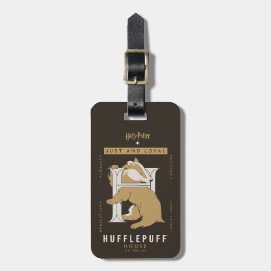 HUFFLEPUFF™ Huis gewoon en loyaal Bagagelabel (Voorkant verticaal)