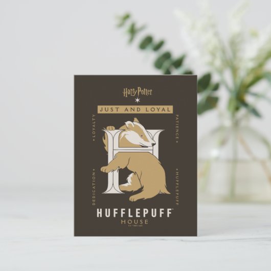 HUFFLEPUFF™ Huis gewoon en loyaal Briefkaart (Staand voorkant)