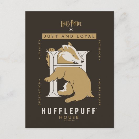 HUFFLEPUFF™ Huis gewoon en loyaal Briefkaart (Voorkant)