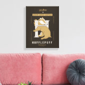 HUFFLEPUFF™ Huis gewoon en loyaal Canvas Afdruk (Insitu (Woonkamer))