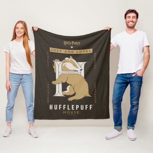 HUFFLEPUFF™ Huis gewoon en loyaal Fleece Deken (In situ)