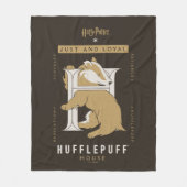 HUFFLEPUFF™ Huis gewoon en loyaal Fleece Deken (Voorkant)
