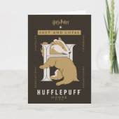 HUFFLEPUFF™ Huis gewoon en loyaal Kaart (Voorkant)