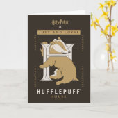 HUFFLEPUFF™ Huis gewoon en loyaal Kaart (Gele Bloem)