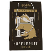HUFFLEPUFF™ Huis gewoon en loyaal Medium Cadeauzakje (Voorkant)