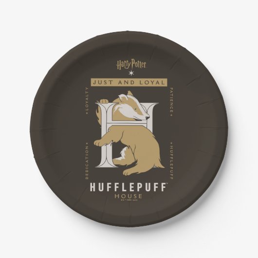 HUFFLEPUFF™ Huis gewoon en loyaal Papieren Bordje (Voorkant)