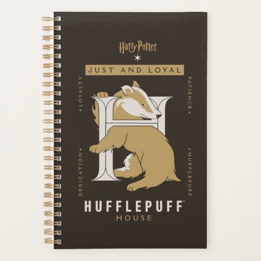HUFFLEPUFF™ Huis gewoon en loyaal Planner (Voorkant)