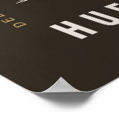 HUFFLEPUFF™ Huis gewoon en loyaal Poster (Hoek)