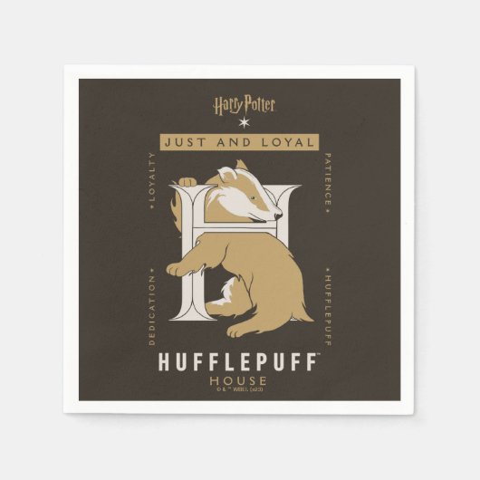 HUFFLEPUFF™ Huis gewoon en loyaal Servet (Voorkant)