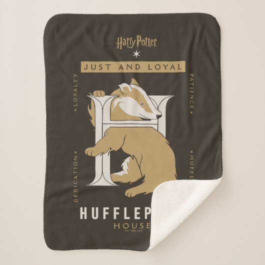 HUFFLEPUFF™ Huis gewoon en loyaal Sherpa Deken (Voorkant)