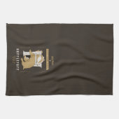 HUFFLEPUFF™ Huis gewoon en loyaal Theedoek (Horizontaal)