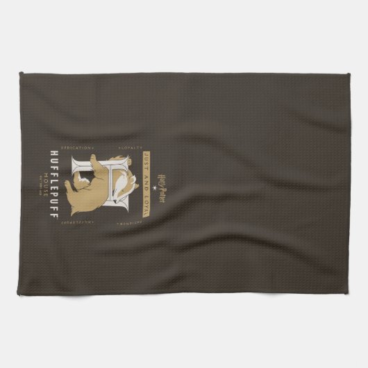 HUFFLEPUFF™ Huis gewoon en loyaal Theedoek (Horizontaal)
