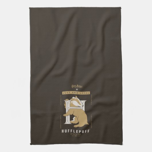 HUFFLEPUFF™ Huis gewoon en loyaal Theedoek (Verticaal)