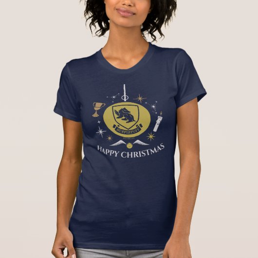 HUFFLEPUFF™ Kerstbal Grafiek T-shirt (Voorkant)