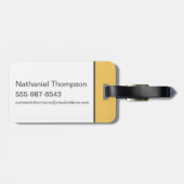 HUFFLEPUFF™ Prefect-badge Bagagelabel (Achterkant horizontaal)