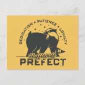 HUFFLEPUFF™ Prefect-badge Briefkaart (Voorkant)
