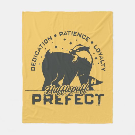 HUFFLEPUFF™ Prefect-badge Fleece Deken (Voorkant)