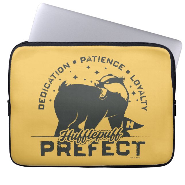 HUFFLEPUFF™ Prefect-badge Laptop Sleeve (Voorkant)