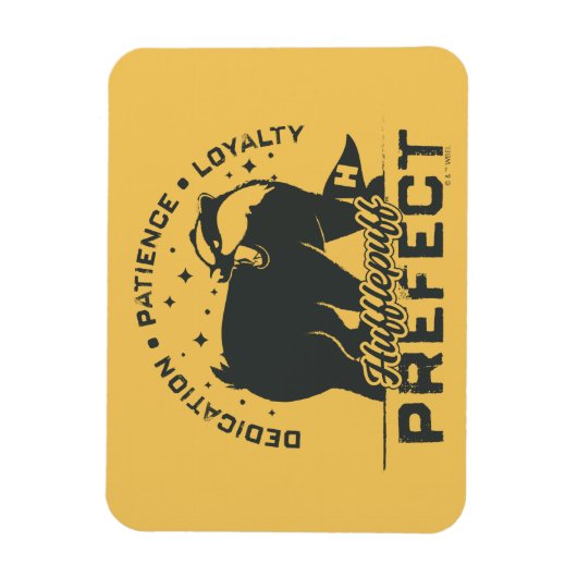 HUFFLEPUFF™ Prefect-badge Magneet (Verticaal)