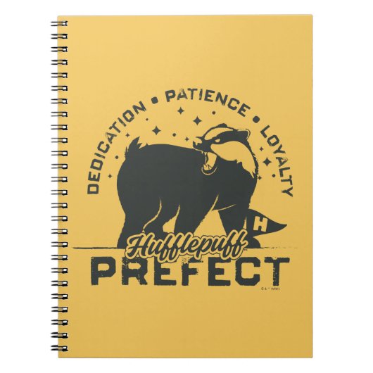 HUFFLEPUFF™ Prefect-badge Notitieboek (Voorkant)